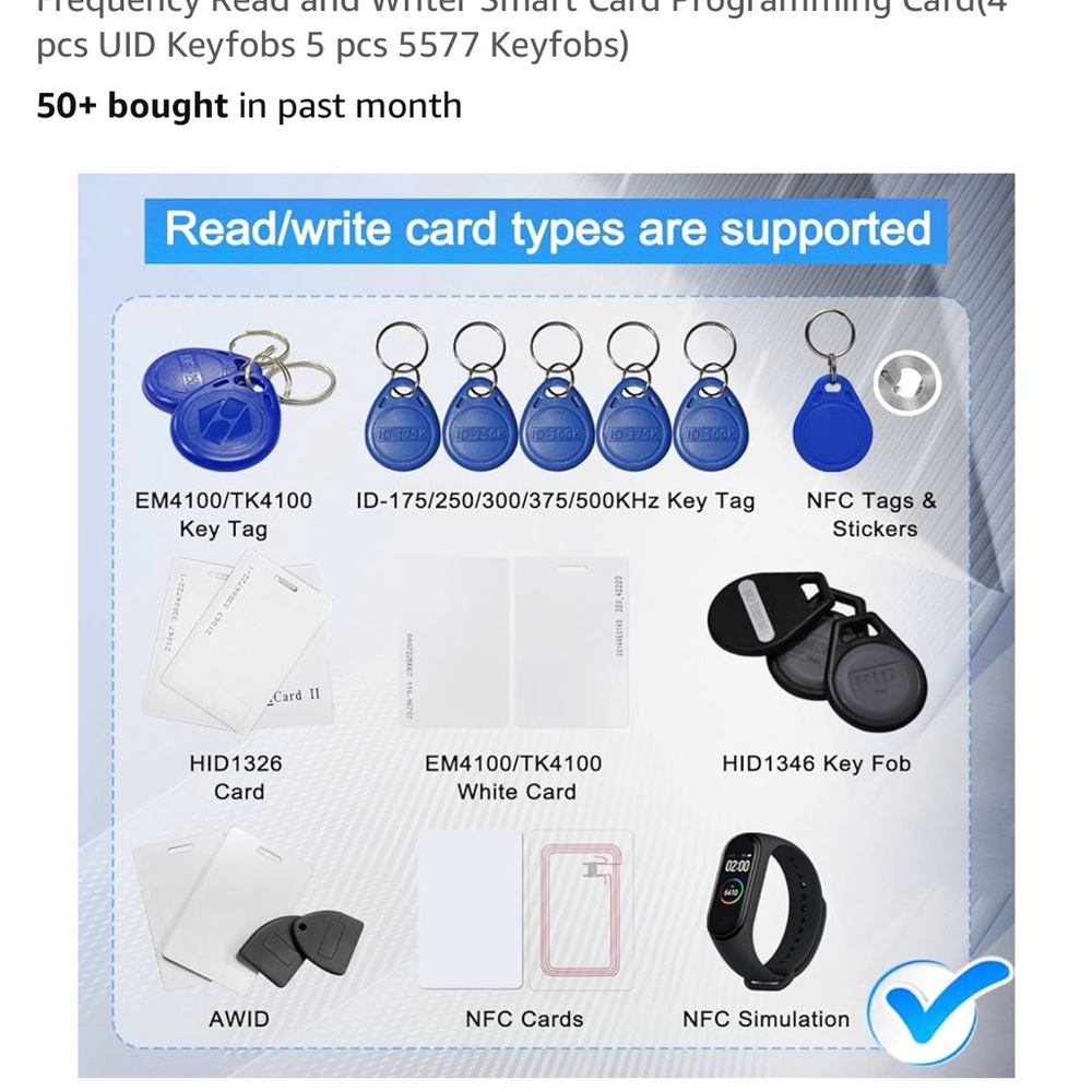 Handheld RFID Writer - Blue - Picture 3 of 7